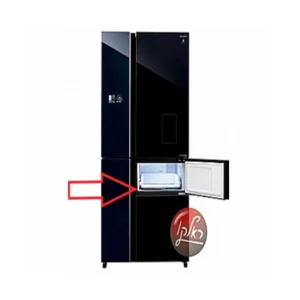 תא אחסון תחתון דלת מזון למקרר 5 דלתות שארפ | UPOKPA400CBFA