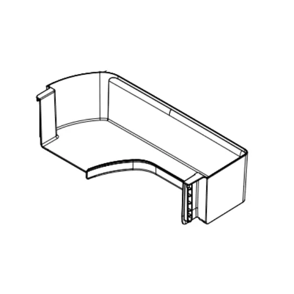 תא אחסון תחתון דלת מזון למקרר 5 דלתות שארפ | UPOKPA400CBFA