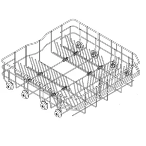 סלסלה תחתונה מקורית למדיח כלים ZANUSSI זנוסי | 8090030241