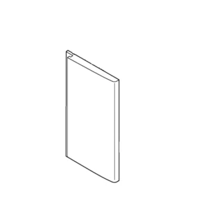 דלת מקפיא שמאל מקורית למקרר מקפיא תחתון שארפ | FDORFC326CBKZ